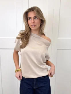 Ally top beige