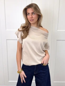 Ally top beige