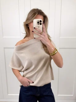 Ally top beige