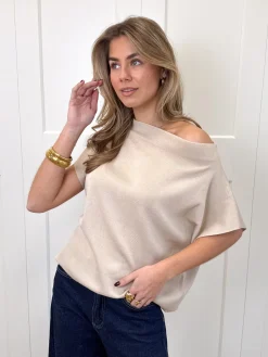 Ally top beige