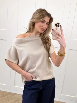 Ally top beige