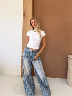 Baggy polkadots jeans