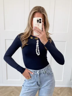 Basic Top Elise navy