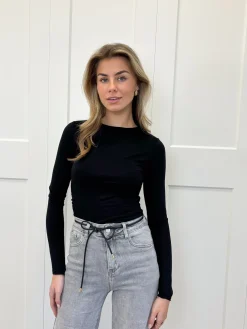 Basic Top Marie zwart