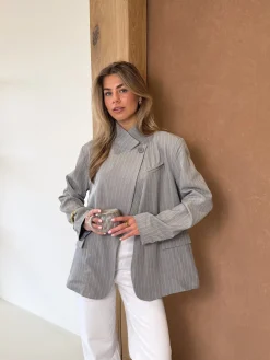 Blazer Fem grijs