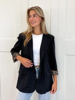 Blazer Fleur leopard