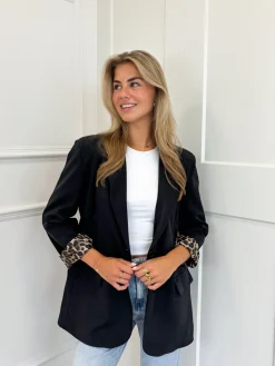 Blazer Fleur leopard