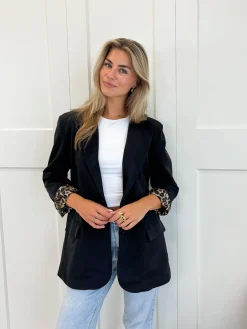 Blazer Fleur leopard