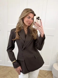 Blazer Rose bruin