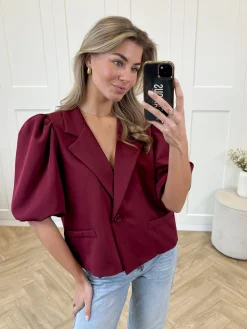 Blazer Zarah bordeaux