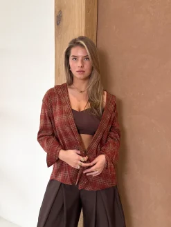 Blouse Audrey bordeaux