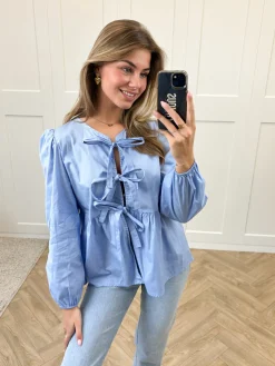 Blouse Hazel blauw