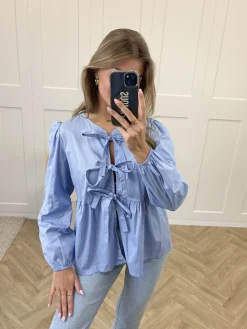 Blouse Hazel blauw