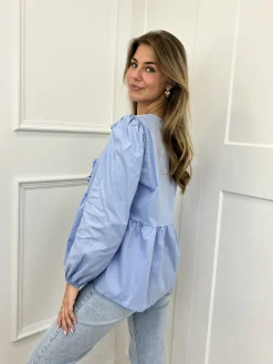 Blouse Hazel blauw
