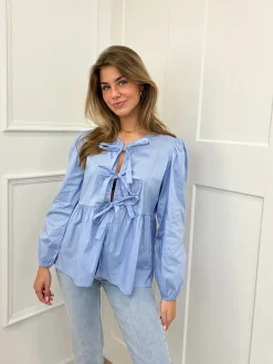 Blouse Hazel blauw