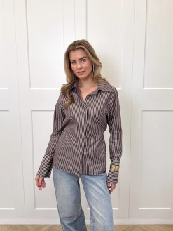 Blouse Isabella bruin