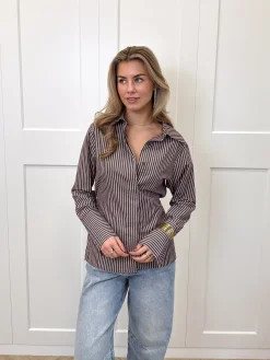 Blouse Isabella bruin