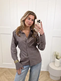 Blouse Isabella bruin