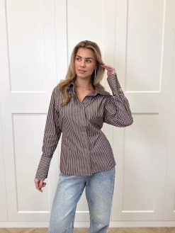 Blouse Isabella bruin