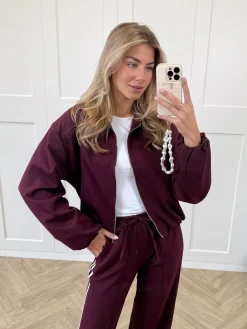 Bomberjas Noor bordeaux