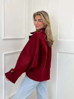 Coat Angel bordeaux