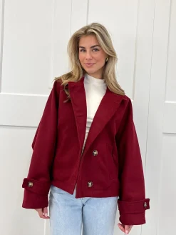 Coat Angel bordeaux