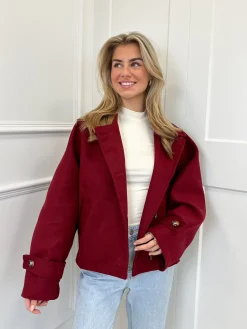 Coat Angel bordeaux