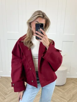 Coat Angel bordeaux