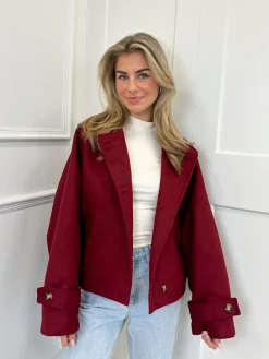 Coat Angel bordeaux