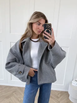Coat Angel grijs