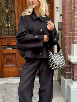 Coat Angel zwart