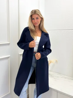 Coat Lisa marineblauw