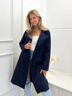 Coat Lisa marineblauw
