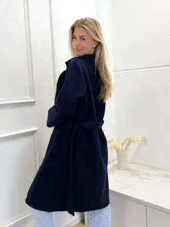 Coat Lisa marineblauw