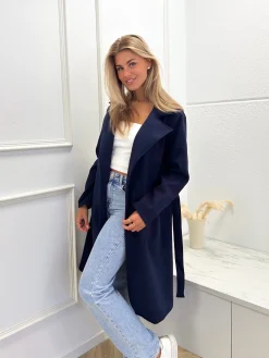 Coat Lisa marineblauw