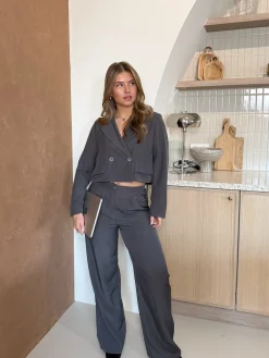 Co-ord set Rosalie grijs