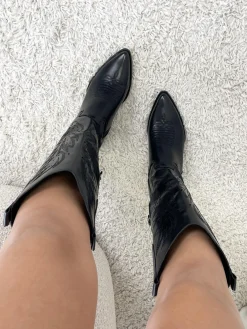 Cowboy laars Carly zwart