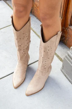 Cowboy laars Lena beige