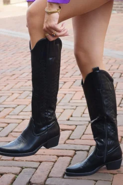 Cowboy laars Valerie zwart MAAT 36-37