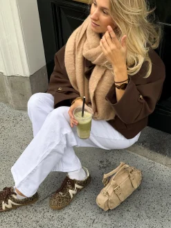 Cozy sjaal camel