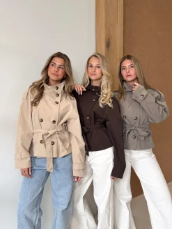 Demi trenchcoat bruin