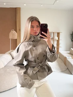 Demi trenchcoat taupe