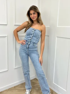 Denim jumpsuit May blauw