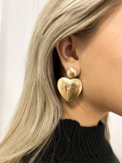 Earring Heart Pendant