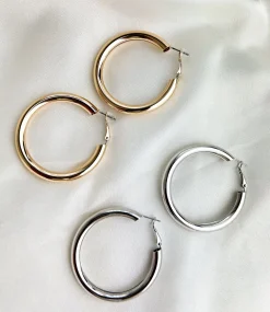 Earring Hoops goud