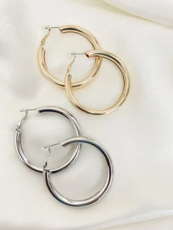 Earring Hoops goud