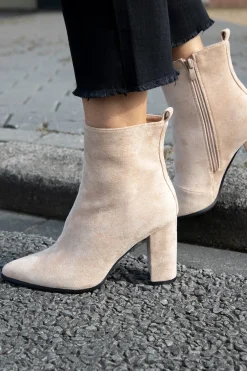 Enkellaars Dionne beige