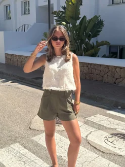 Floortje short kaki