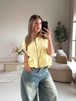 Gilet Esra butter yellow