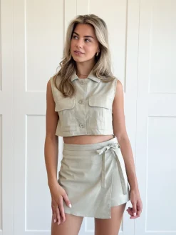 Gilet Sofie kaki